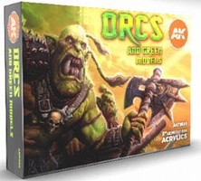 AK Orcs and Green Models Acrylic (6 Colors) 17ml Bottles Hobby and Model Paint Set #11600