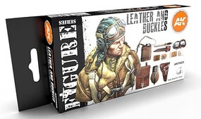 AK Leather & Buckles Acrylic (6 Colors) 17ml Bottles