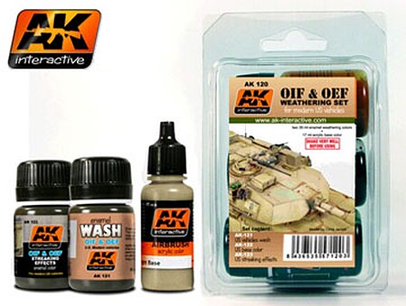 AK OIF & OEF Modern US Vehicles Acrylic/Enamel Hobby and Model Paint Set #120