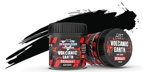 AK Volcanic Earth Wargame Terrain Texture (100ml Bottle) Hobby and Model Acrylic Paint #1234