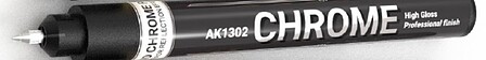 AK Metallic Liquid Marker Chrome Fine Tip 1mm Hobby and Model Paint Marker #1302