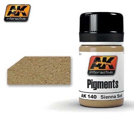 AK Sienna Soil Pigment 35ml Bottle Model Paint Pigment #140