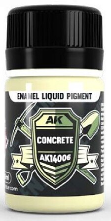 AK Concrete Liquid Pigment 35ml Bottle Hobby and Plastic Model Enamel Pigment #14006
