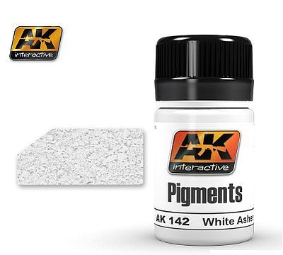 AK White Ashes Pigment 35ml Bottle Model Paint Pigment #142