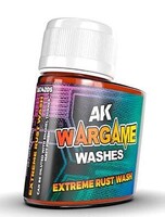 AK Extreme Rust Wargame Wash 35ml Bottle Hobby and Plastic Model Enamel Paint #14205