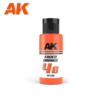 AK 4B Faded Orange Paint (60ml Bottle) Hobby and Model Acrylic Paint #1508