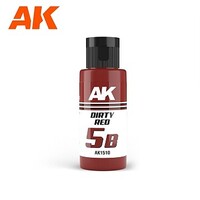AK 5B Dirty Red Paint (60ml Bottle) Hobby and Model Acrylic Paint #1510