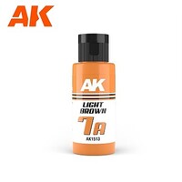 AK 7A Light Brown Paint (60ml Bottle) Hobby and Model Acrylic Paint #1513