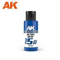 AK 15A Ultra Blue Paint (60ml Bottle) Hobby and Model Acrylic Paint #1529