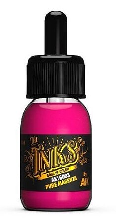 AK Inks- Pure Magenta Acrylic 30ml Bottle
