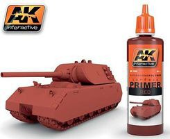 AK Red Acrylic Primer 60ml Bottle Hobby and Model Acrylic Paint #180 AK Red Acrylic Primer 60ml Bottle Hobby and Model Acrylic Paint #180