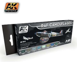 Air Series RAF Camouflages Acrylic Hobby and Model Paint Set #2010