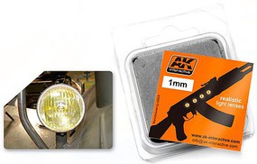 AK 1mm Amber Light Lenses (4) Plastic Model Vehicle Accessory #202 AK 1mm Amber Light Lenses (4) Plastic Model Vehicle Accessory #202