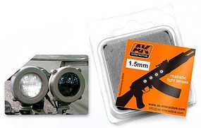 AK 1.5mm White Light Lenses (4) Plastic Model Vehicle Accessory #203 AK 1.5mm White Light Lenses (4) Plastic Model Vehicle Accessory #203