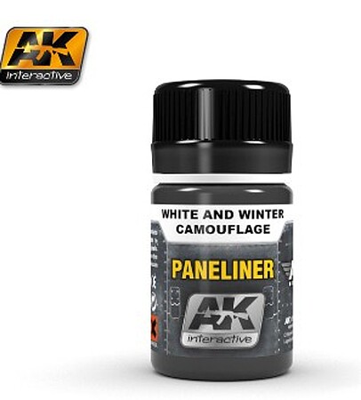 AK Air Series Panel Liner for White & Winter Camouflage Hobby and Model Acrylic Paint #2074