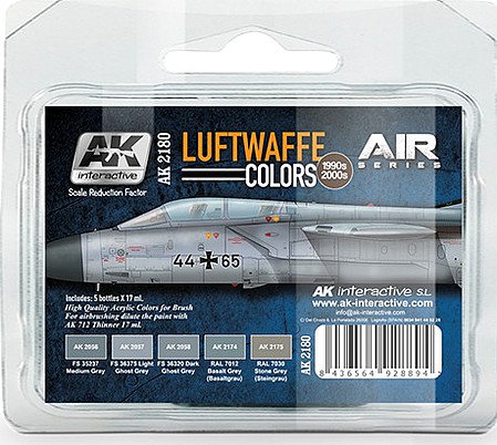 Vallejo RLM III Model Air Paint Set (8 Colors) - Hobby and Model Paint Set