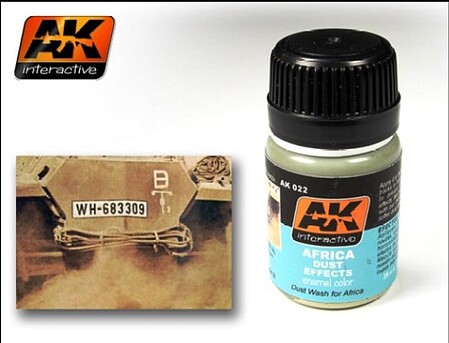 AK Africa Dust Effects Enamel Paint 35ml Bottle Hobby and Model Enamel Paint #22