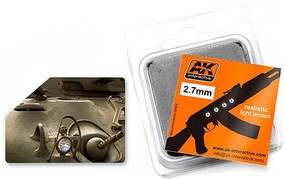 AK 2.7mm White Light Lenses (4) Plastic Model Vehicle Accessory #237 AK 2.7mm White Light Lenses (4) Plastic Model Vehicle Accessory #237
