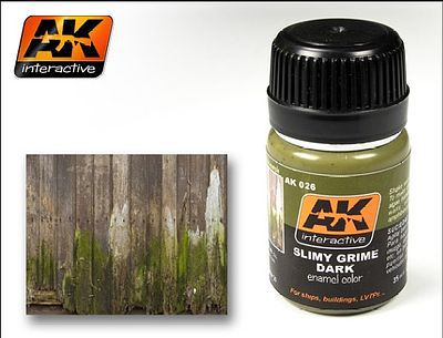 AK Slimy Grime Dark Enamel Paint 35ml Bottle Hobby and Model Enamel Paint #26