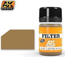 AK Light Filter for Wood Enamel Paint 35ml Bottle Hobby and Model Enamel Paint #261