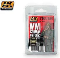 AK Figure Series WWI German Uniforms Acrylic Hobby and Model Paint Set #3090 AK Figure Series WWI German Uniforms Acrylic Hobby and Model Paint Set #3090
