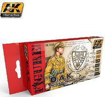 AK DAK Soldier Uniform Colors Acrylic Paint Set (6 Colors) Hobby and Model Paint #3110 AK DAK Soldier Uniform Colors Acrylic Paint Set (6 Colors) Hobby and Model Paint #3110