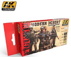 AK Modern Desert Uniform Colors Acrylic Paint Set (6) 17ml Hobby and Model Paint Supply #3220 AK Modern Desert Uniform Colors Acrylic Paint Set (6) 17ml Hobby and Model Paint Supply #3220