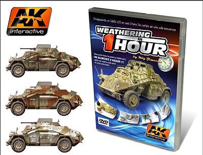 AK Weathering Sdkf 222 in 1Hr DVD Hobby Model DVD #36