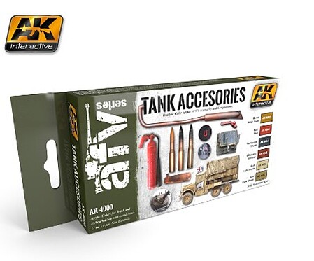 AK Interactive: Tank Accessories Colors Set