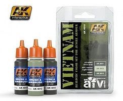 AK Vietnam Colors Acrylic Paint Hobby and Model Paint Set #4010 AK Vietnam Colors Acrylic Paint Hobby and Model Paint Set #4010