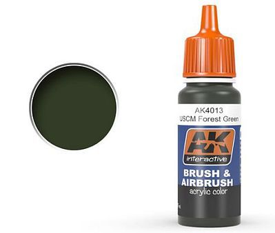 AK USMC Forest Green NR28 Acrylic Paint 17ml Bottle Hobby and Model Acrylic Paint #4013