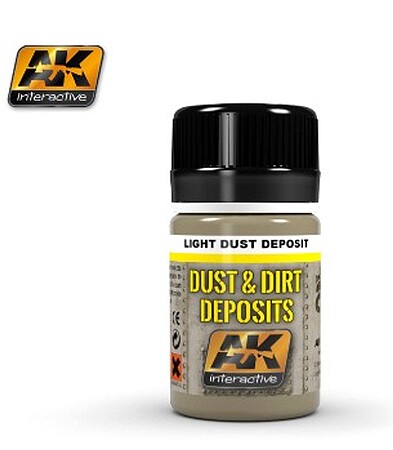 AK Light Dust Deposit Enamel Paint 35ml Bottle Hobby and Model Acrylic Paint #4062