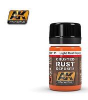 AK Light Rust Deposits Enamel Paint 35ml Bottle Hobby and Model Enamel Paint #4111