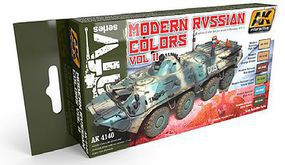 AK Modern Russian Vol.2 Acrylic Paint Hobby and Model Paint Set #4140 AK Modern Russian Vol.2 Acrylic Paint Hobby and Model Paint Set #4140