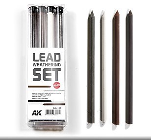 AK Lead Weathering Hard Pencil Set (4)