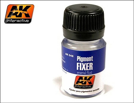 AK Pigment Fixer Enamel 35ml Bottle Hobby and Model Enamel Paint #48