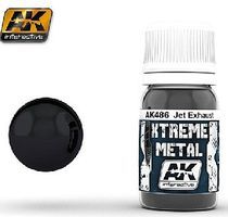 AK Xtreme Metal Jet Exhaust Metallic Paint Hobby and Model Acrylic Paint #486