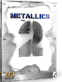 AK Metallics Vol.2 Learning Series Book How To Model Book #508