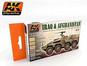AK Iraq & Afghanistan Acrylic Paint Hobby and Model Paint Set #558 AK Iraq & Afghanistan Acrylic Paint Hobby and Model Paint Set #558