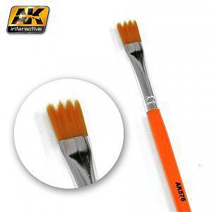 AK Saw Shape Weathering Brush Hobby and Model Paint Brush #576