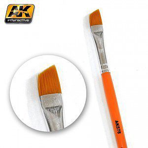 AK Diagonal Weathering Brush Hobby and Model Paint Brush #578