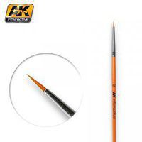 AK Size 5/0 Synthetic Round Brush Hobby and Model Paint Brush #600