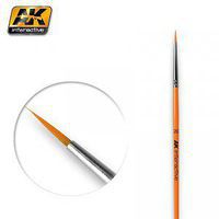 AK Size 2/0 Synthetic Round Brush Hobby and Model Paint Brush #602