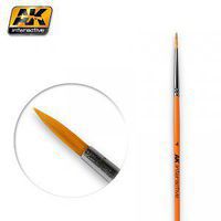 AK Size 4 Synthetic Round Brush Hobby and Model Paint Brush #605