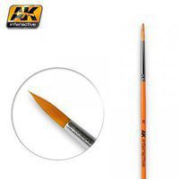 AK Size 8 Synthetic Round Brush Hobby and Model Paint Brush #607
