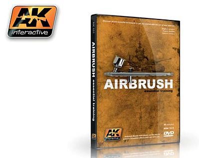 AK Airbrush Essential Training (NTSC) DVD Hobby Model DVD #653