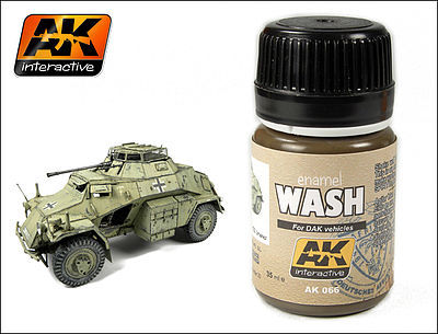 AK DAK Vehicle Wash Enamel Paint 35ml Bottle Hobby and Model Enamel Paint #66