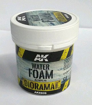 AK Water Foam Acrylic 100ml Bottle Hobby and Model Acrylic Paint #8036