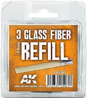 AK Refill for Glass Fiber Pencil 4mm Hobby and Model Paint Supply #8065