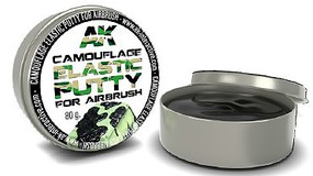 AK Camouflage Reusable Elastic Putty for Masking 80 gram Hobby and Model Paint Supply #8076